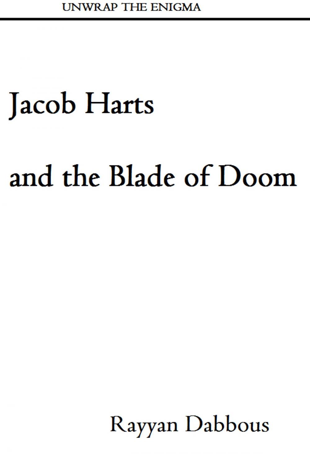 Big bigCover of Jacob Harts and the Blade of Doom