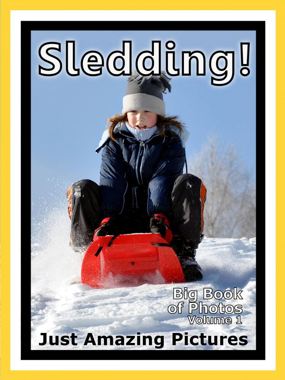 Big bigCover of Just Snow Sleds Photos! Big Book of Photographs & Pictures of Sled & Sledding, Vol. 1