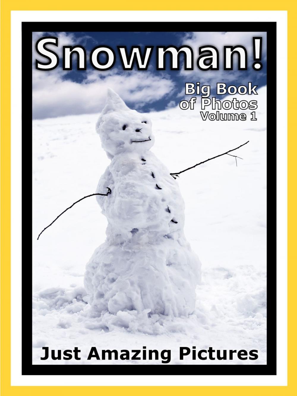 Big bigCover of Just Snowman Photos! Big Book of Photographs & Snow Pictures of Snowmen, Vol. 1