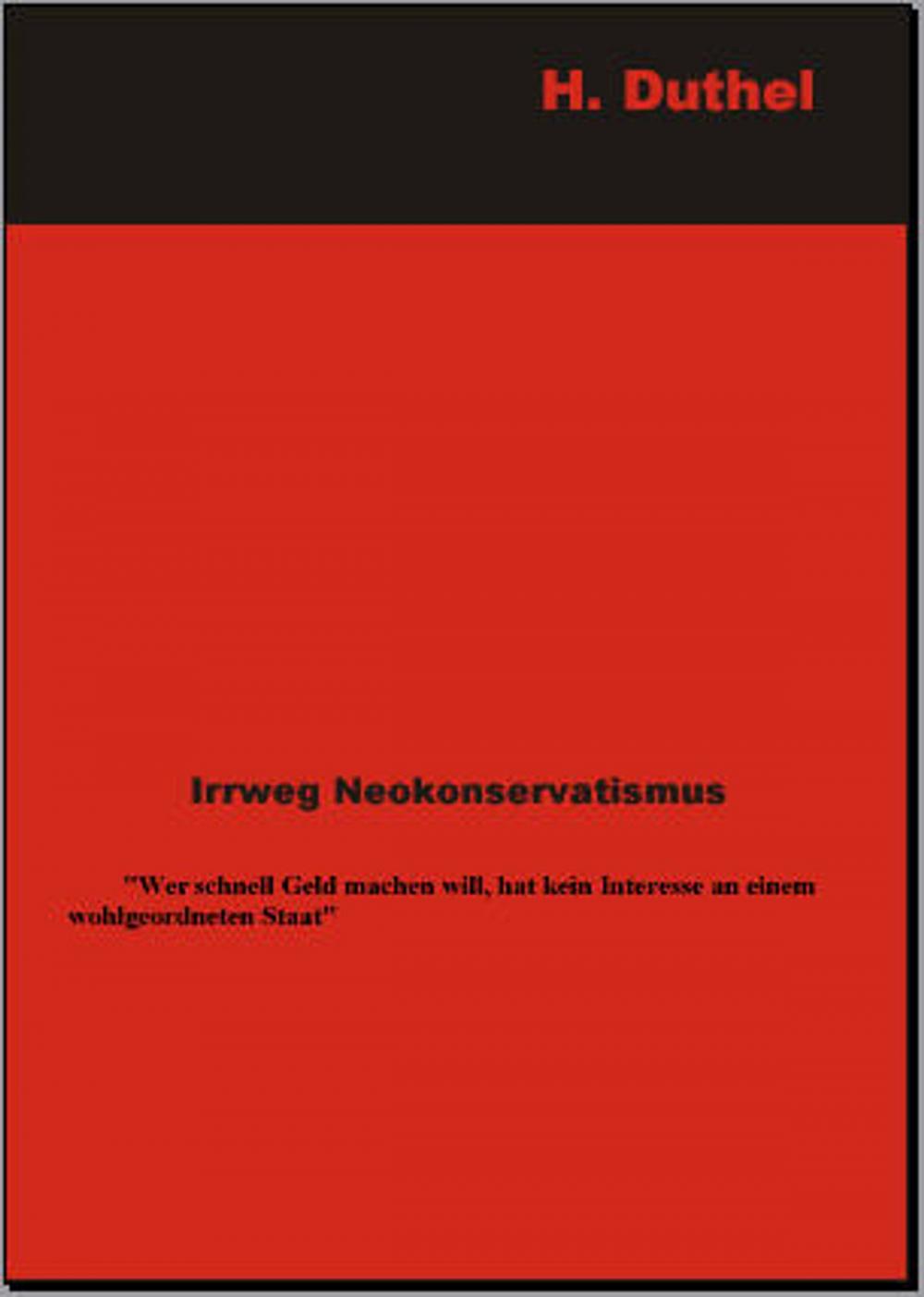 Big bigCover of Irrweg Neokonservatismus