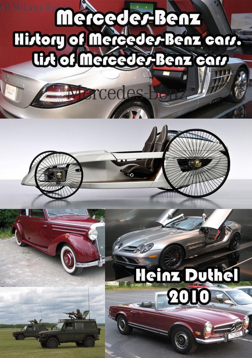 Big bigCover of Mercedes-Benz. History of Mercedes-Benz cars. List of Mercedes-Benz cars