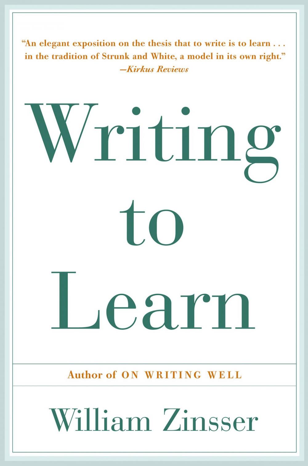 Big bigCover of Writing to Learn