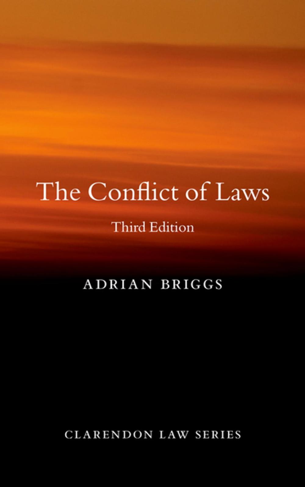 Big bigCover of The Conflict of Laws