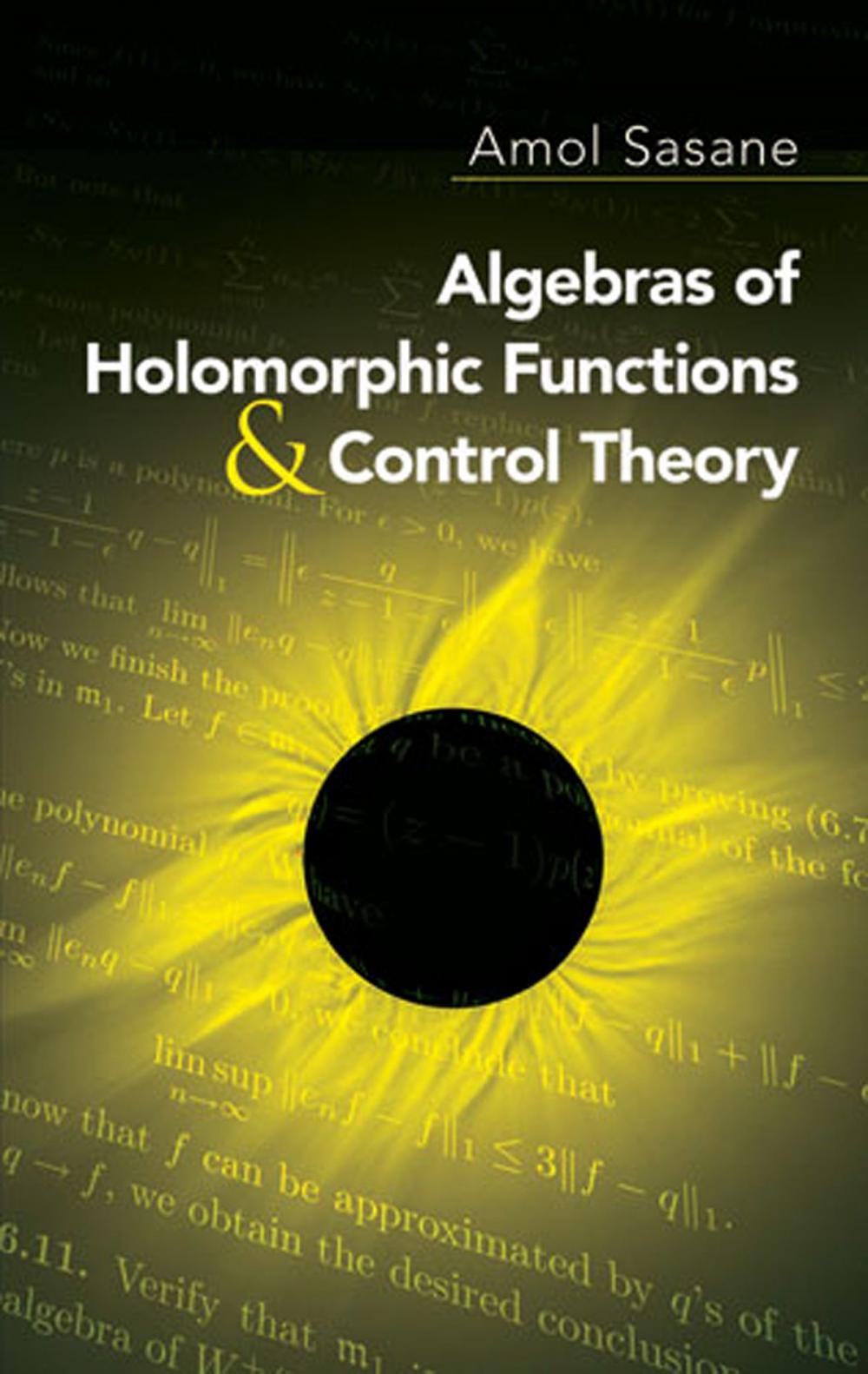 Big bigCover of Algebras of Holomorphic Functions and Control Theory