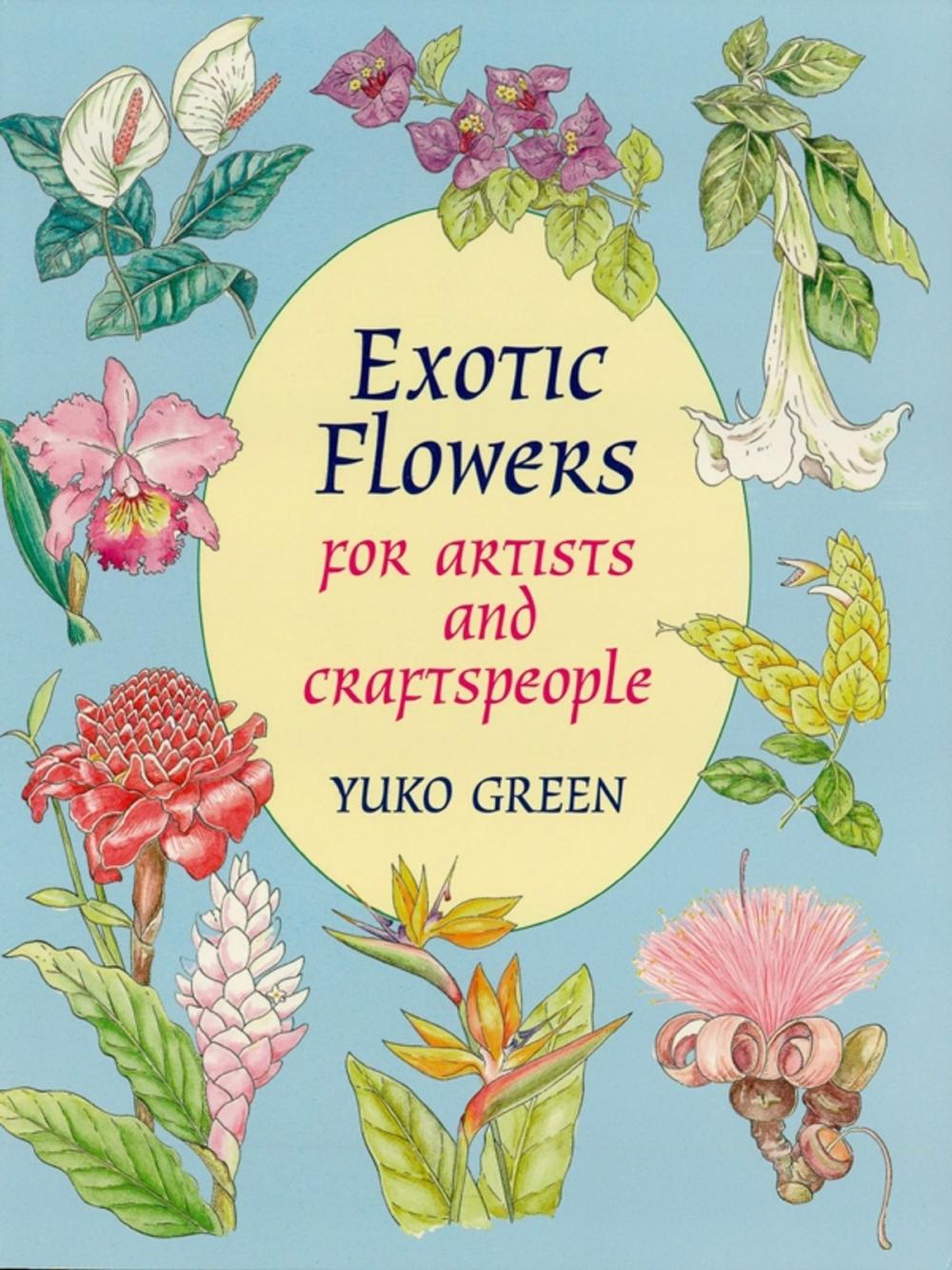 Big bigCover of Exotic Flowers for Artists and Craftspeople