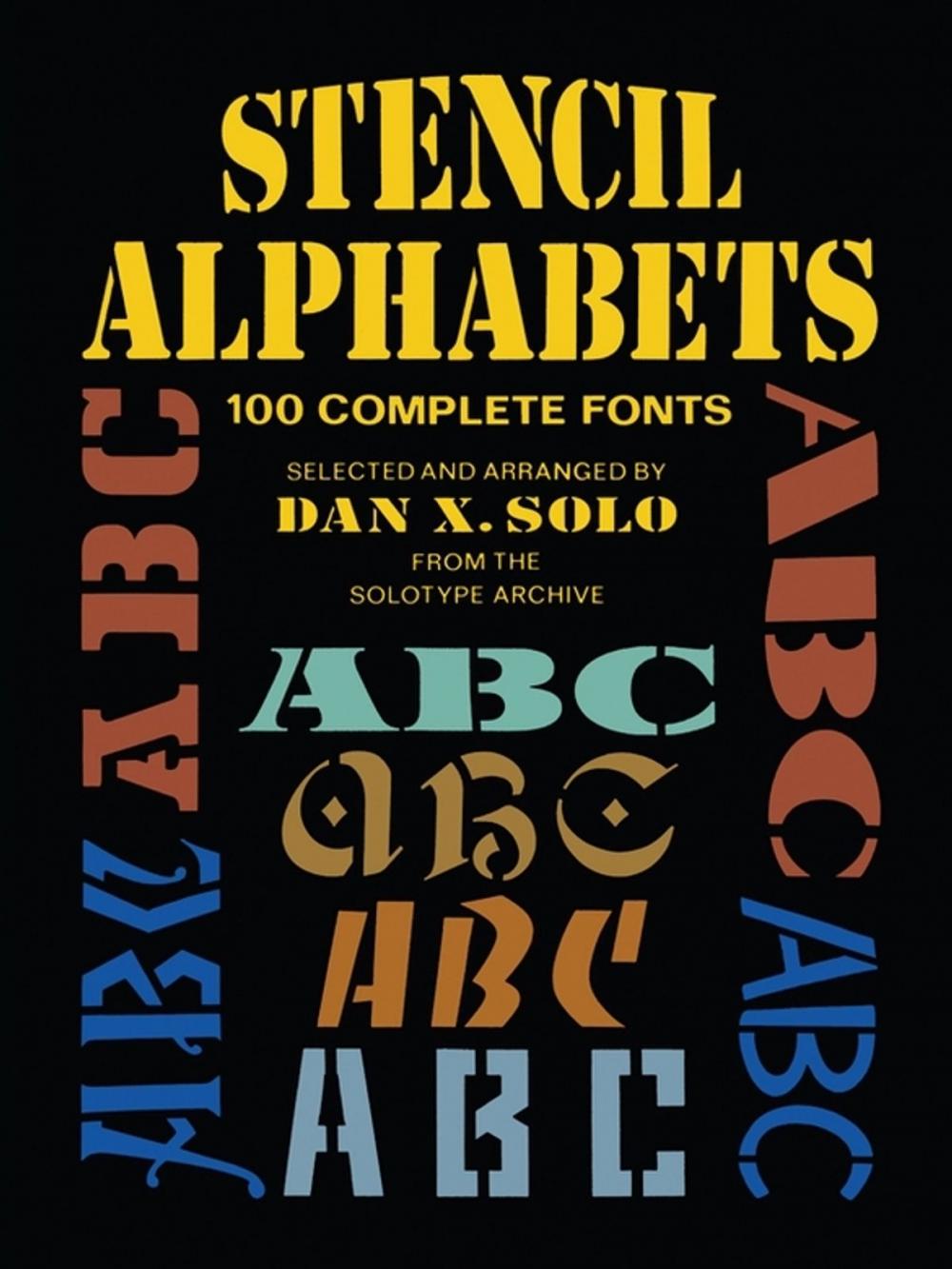 Big bigCover of Stencil Alphabets