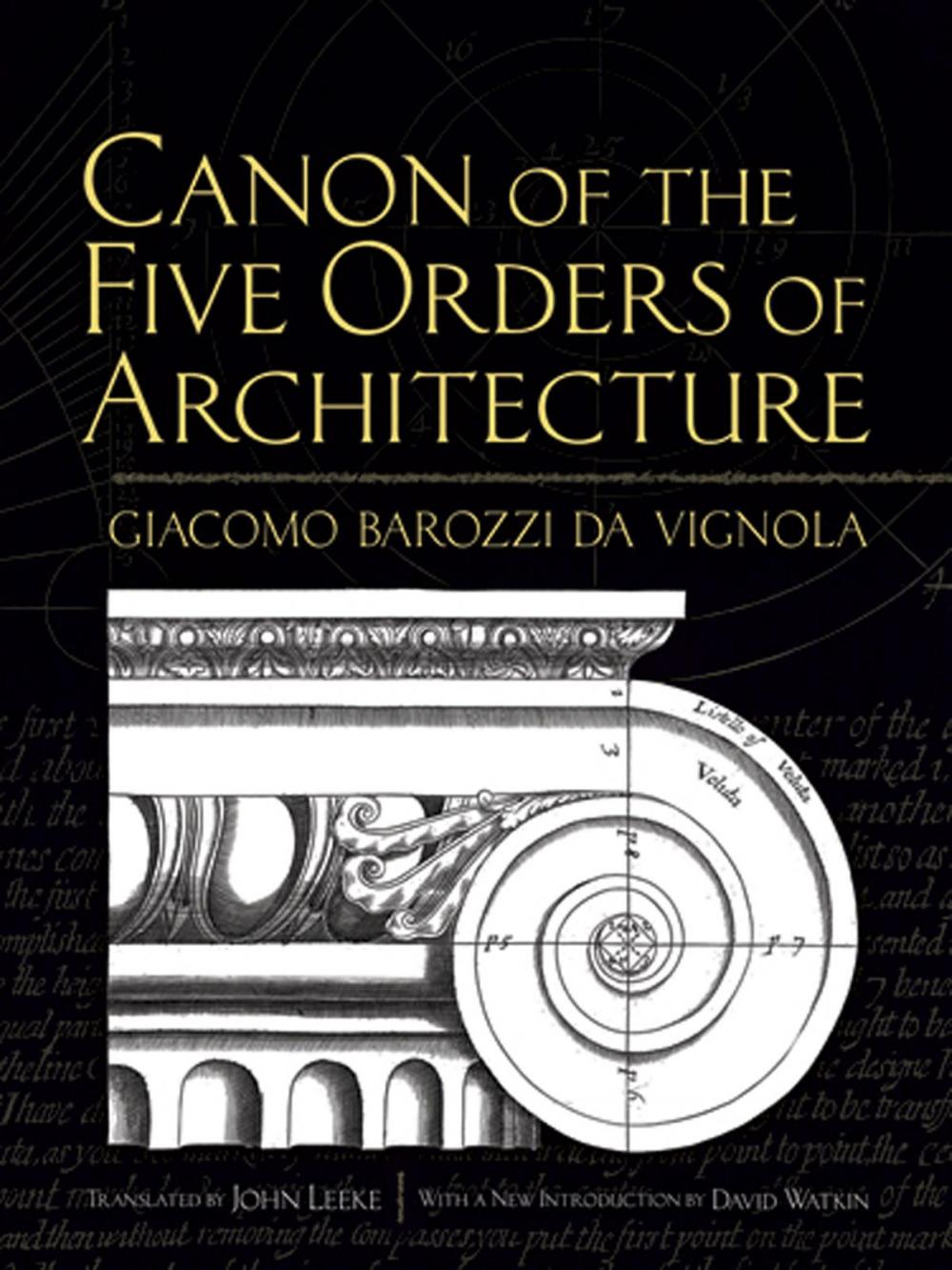 Big bigCover of Canon of the Five Orders of Architecture