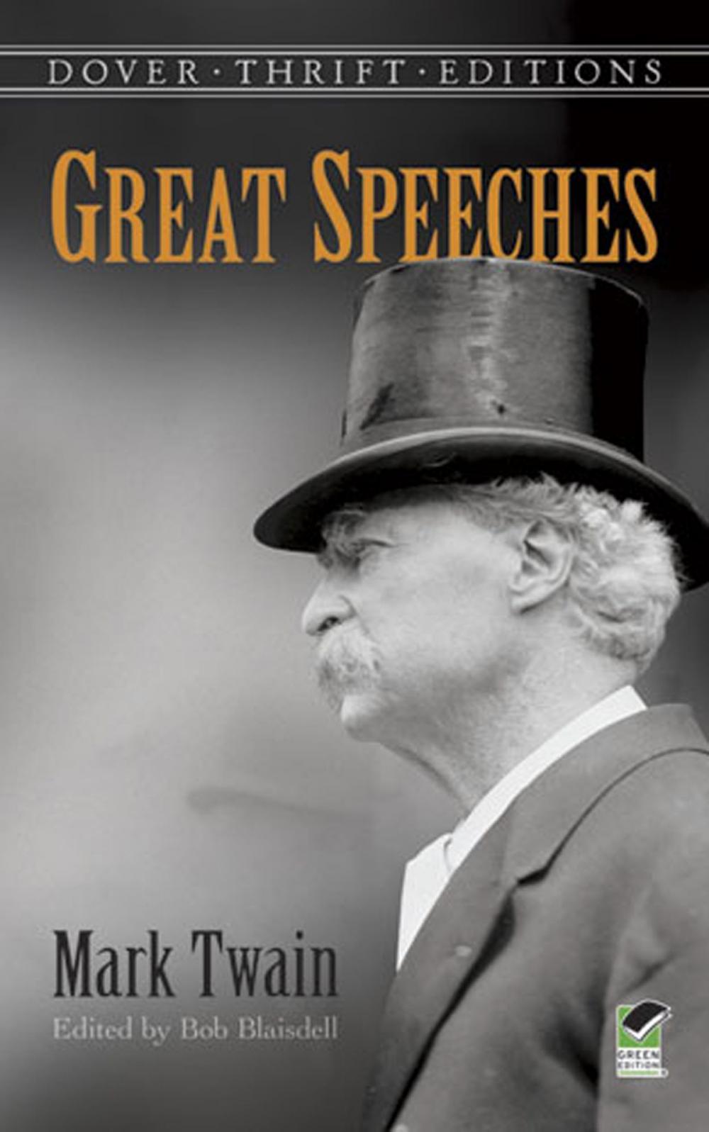 Big bigCover of Great Speeches by Mark Twain