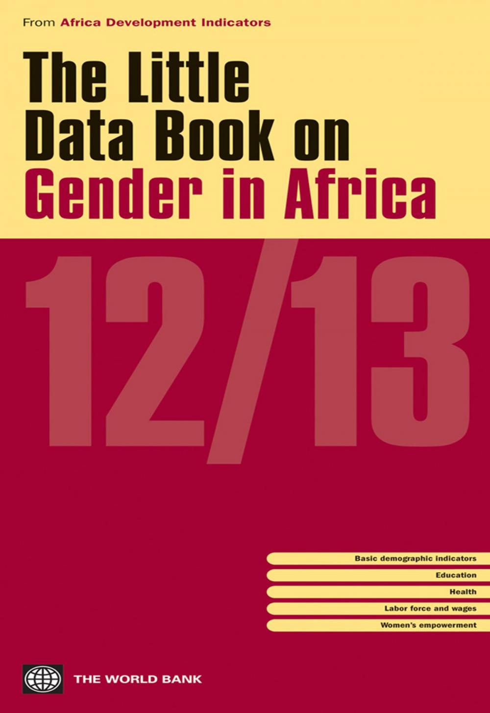 Big bigCover of The Little Data Book on Gender in Africa 2012/2013