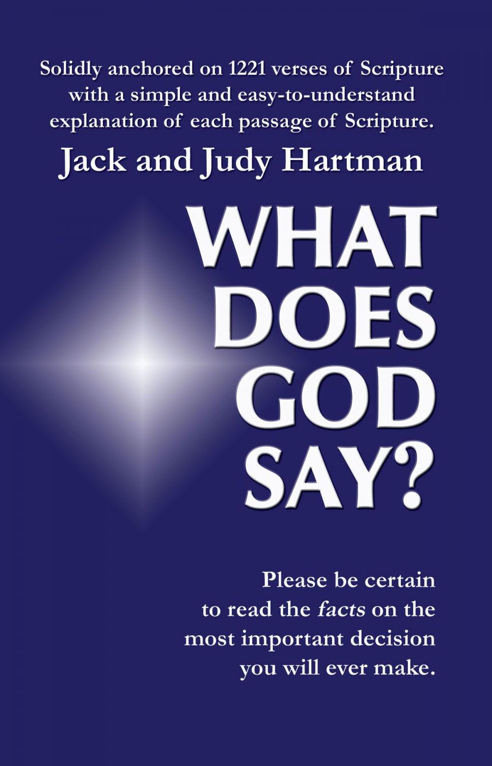 Big bigCover of What Does God Say?