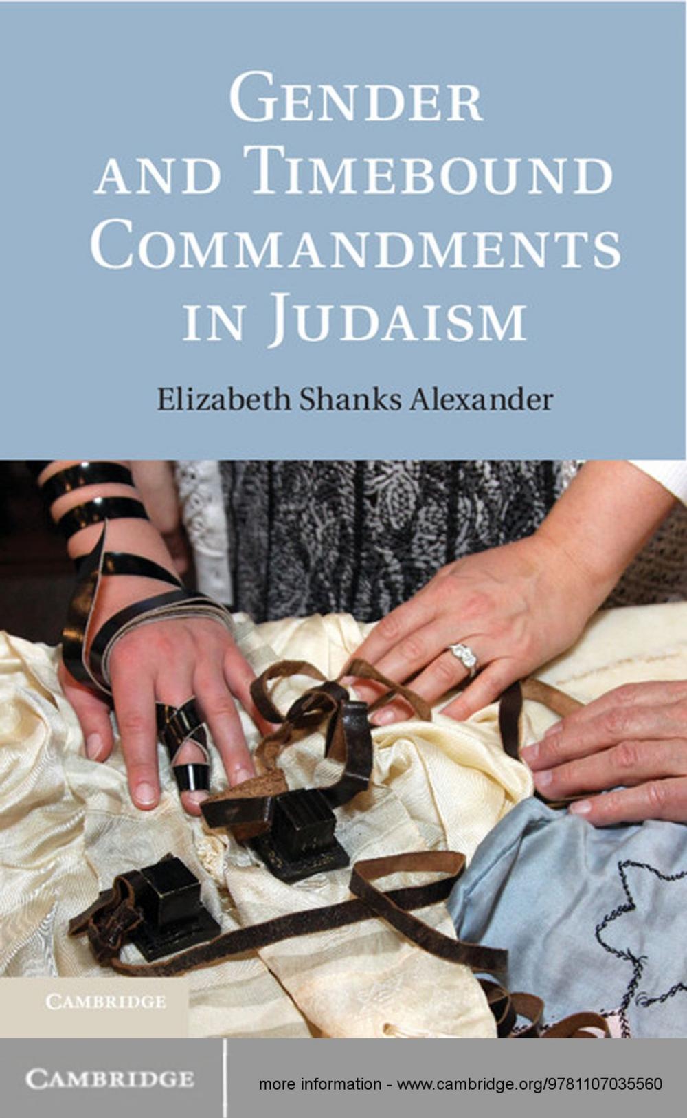 Big bigCover of Gender and Timebound Commandments in Judaism