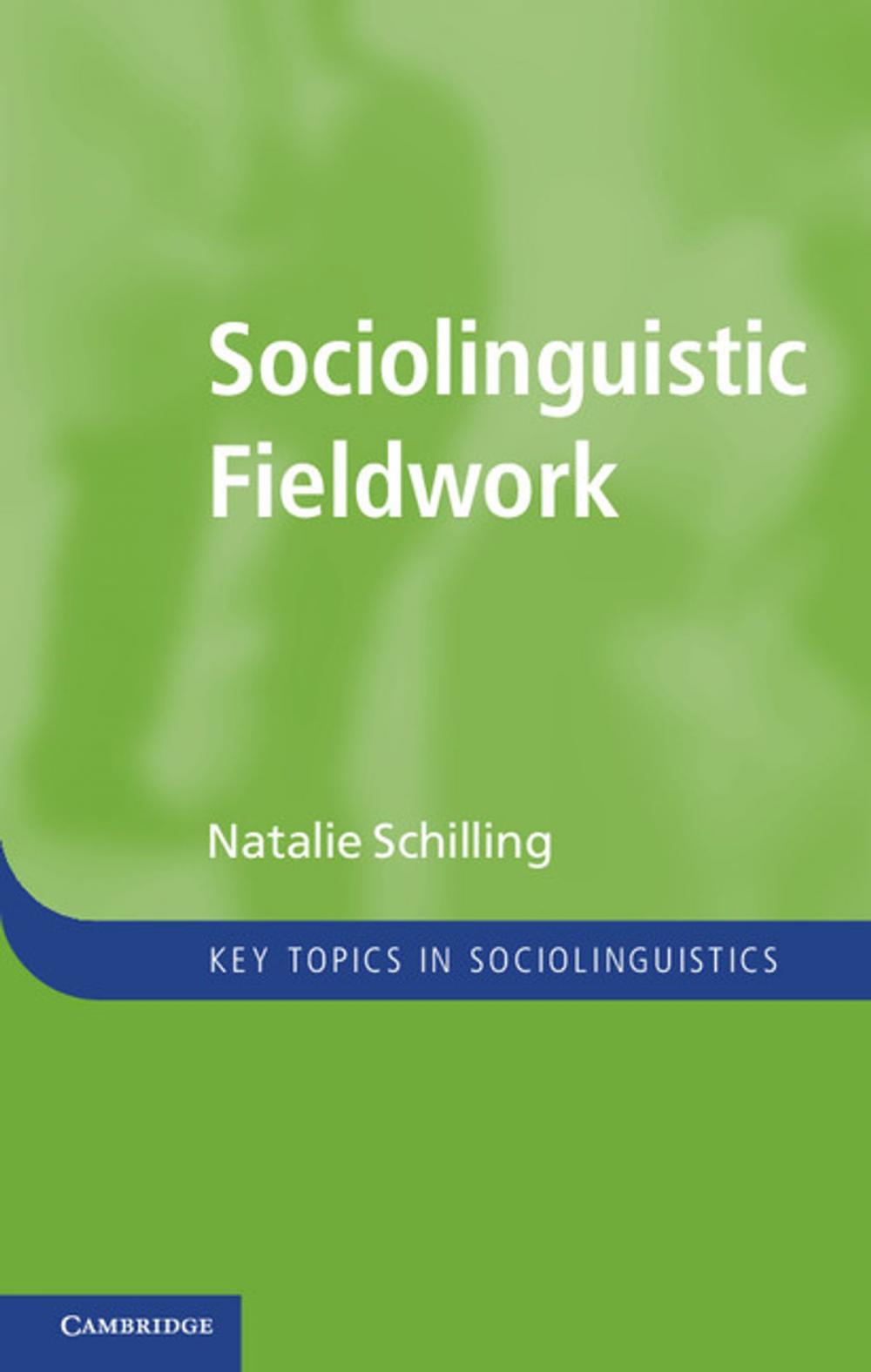 Big bigCover of Sociolinguistic Fieldwork