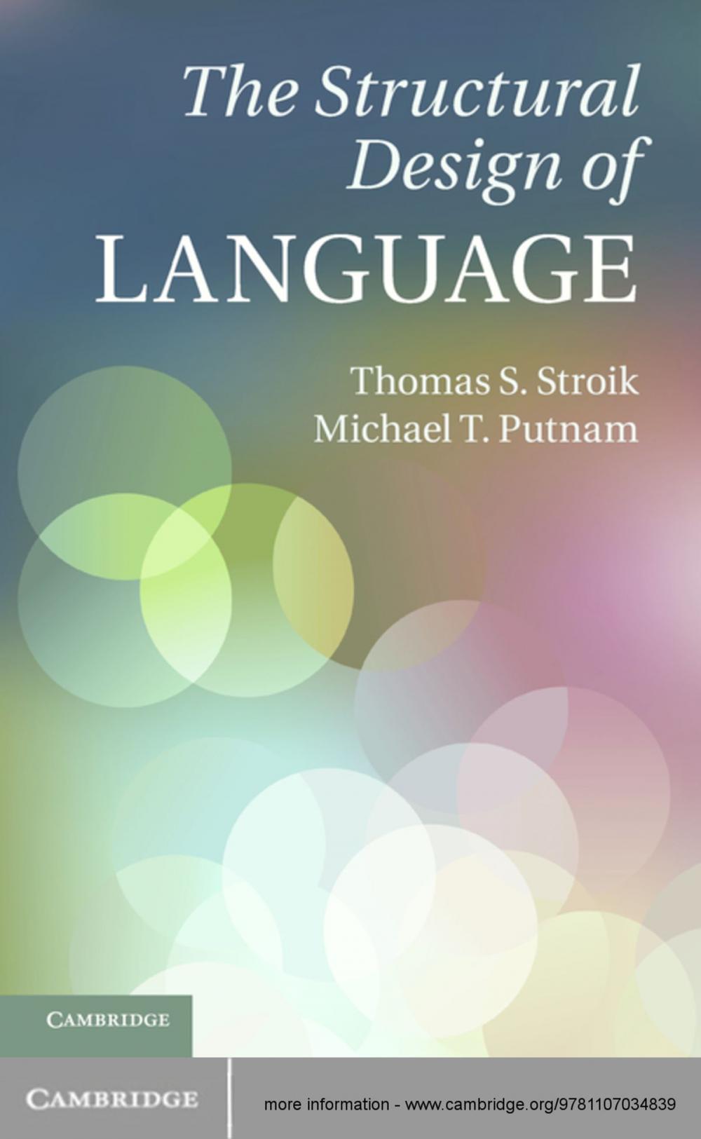 Big bigCover of The Structural Design of Language