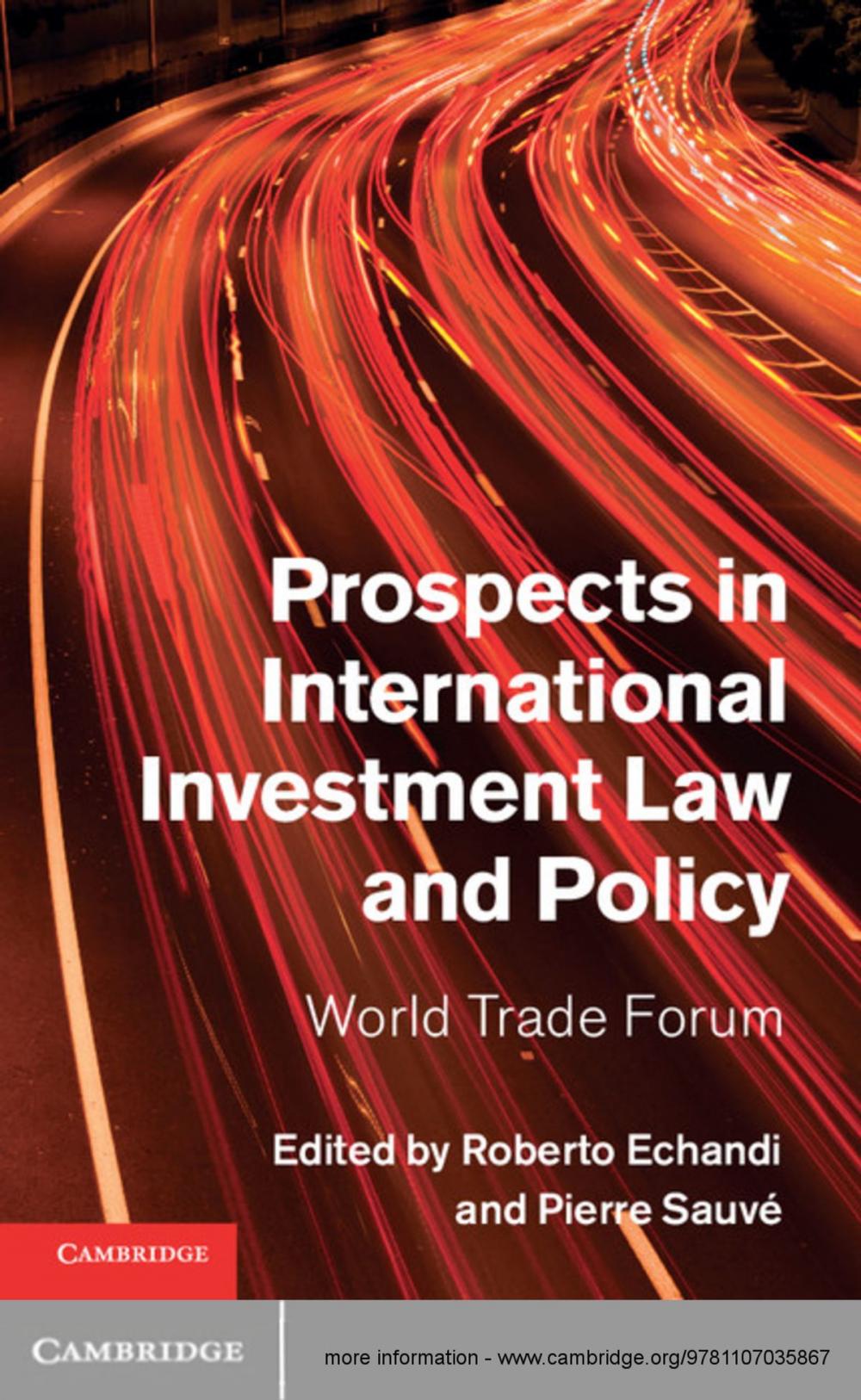 Big bigCover of Prospects in International Investment Law and Policy