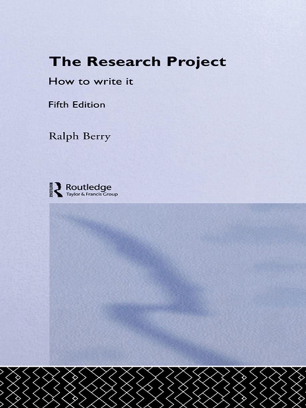 Big bigCover of The Research Project