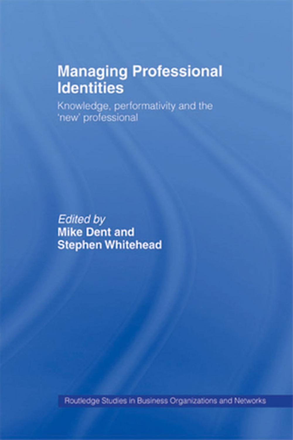 Big bigCover of Managing Professional Identities