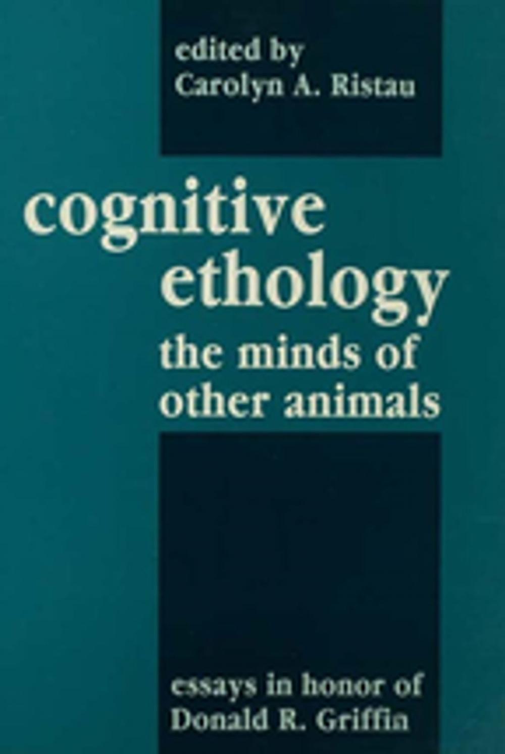 Big bigCover of Cognitive Ethology