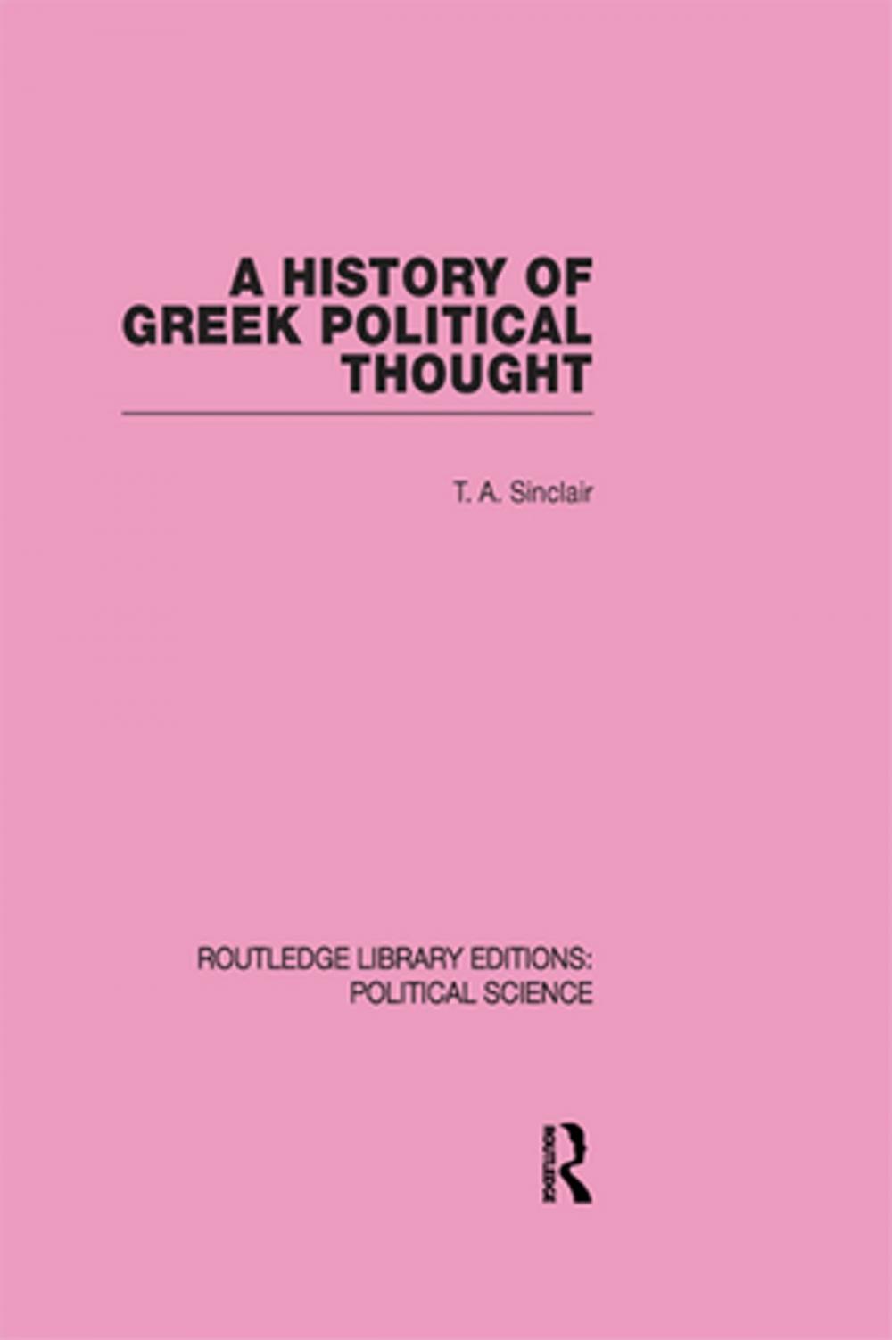 Big bigCover of A History of Greek Political Thought