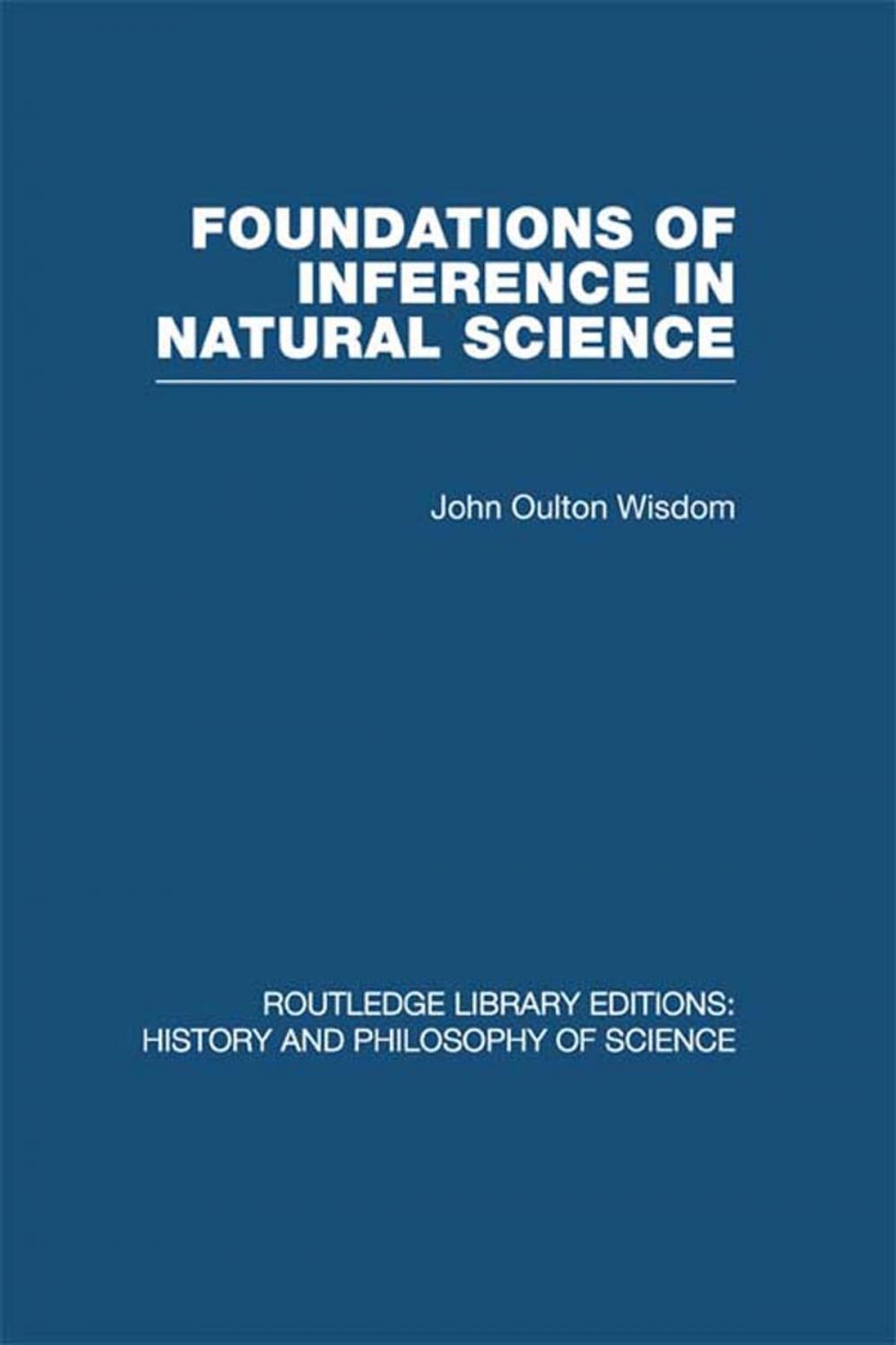 Big bigCover of Foundations of Inference in Natural Science