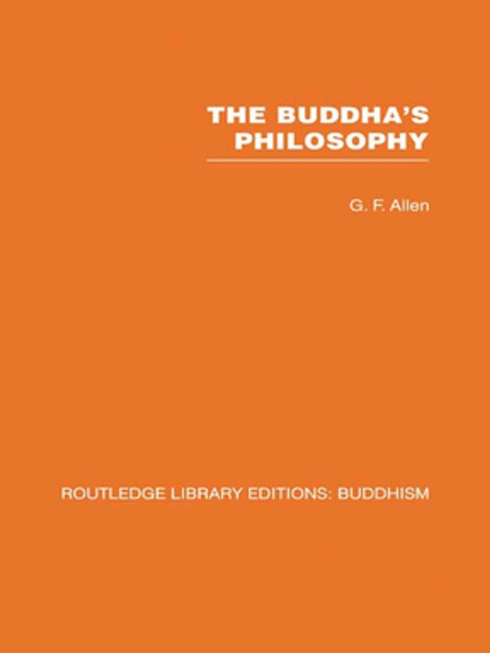 Big bigCover of The Buddha's Philosophy