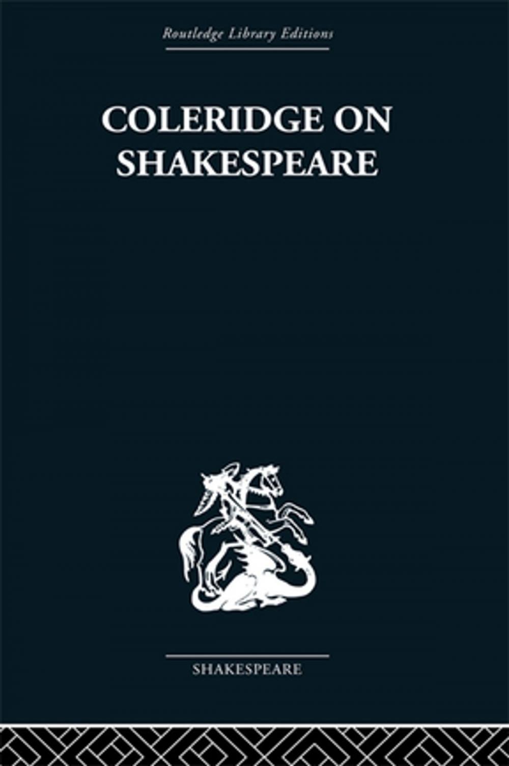 Big bigCover of Coleridge on Shakespeare