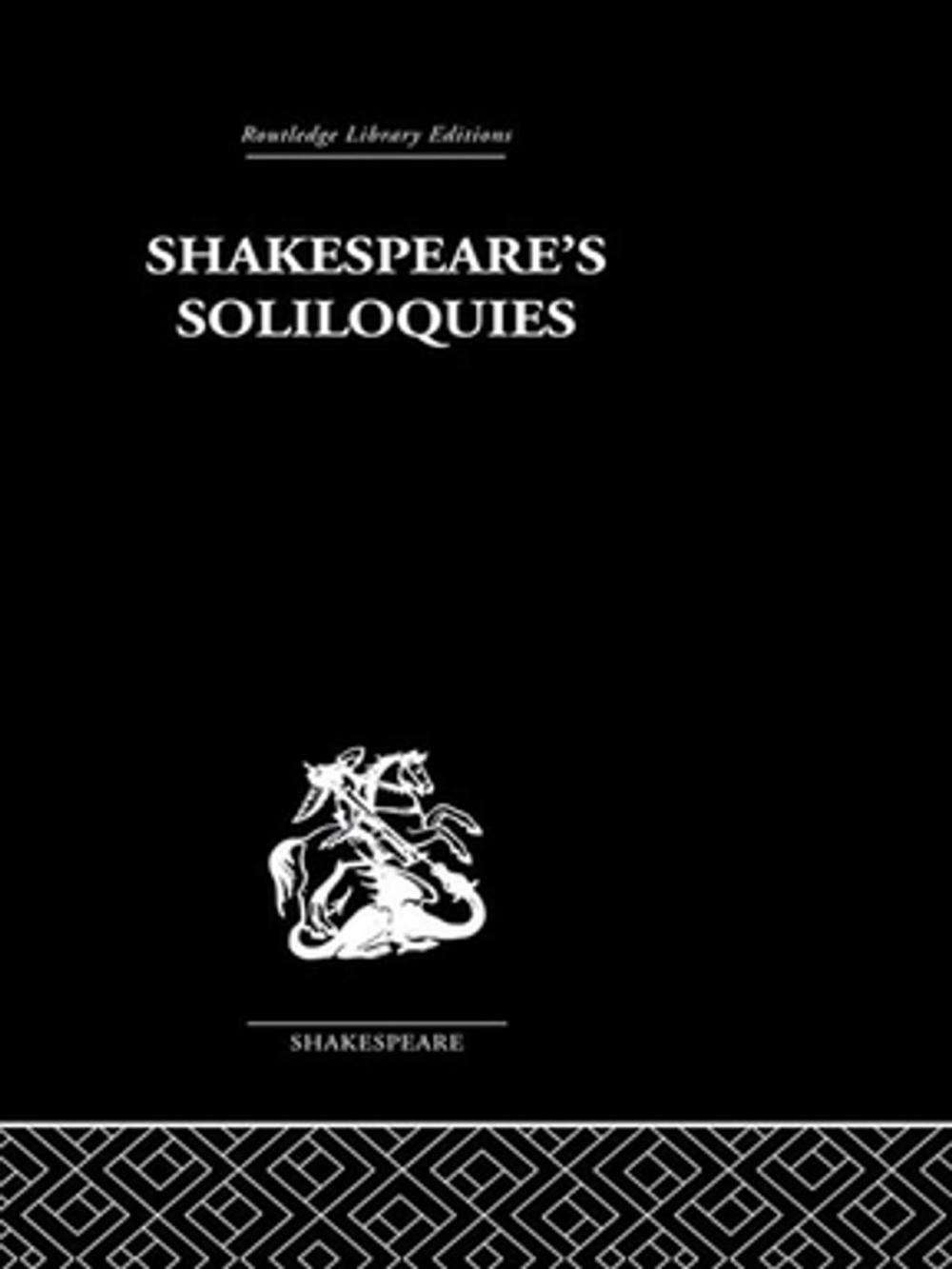 Big bigCover of Shakespeare's Soliloquies