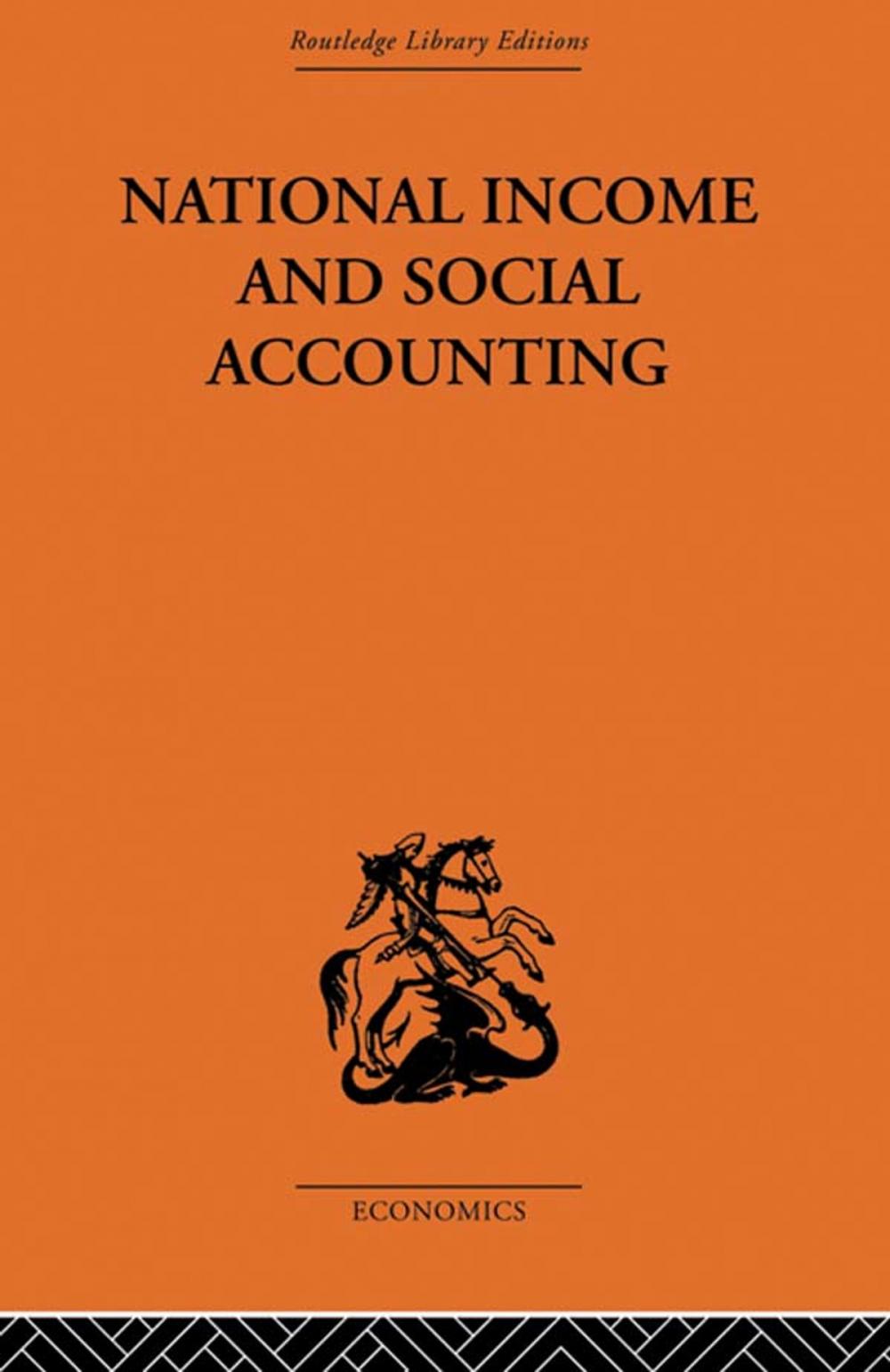 Big bigCover of National Income and Social Accounting