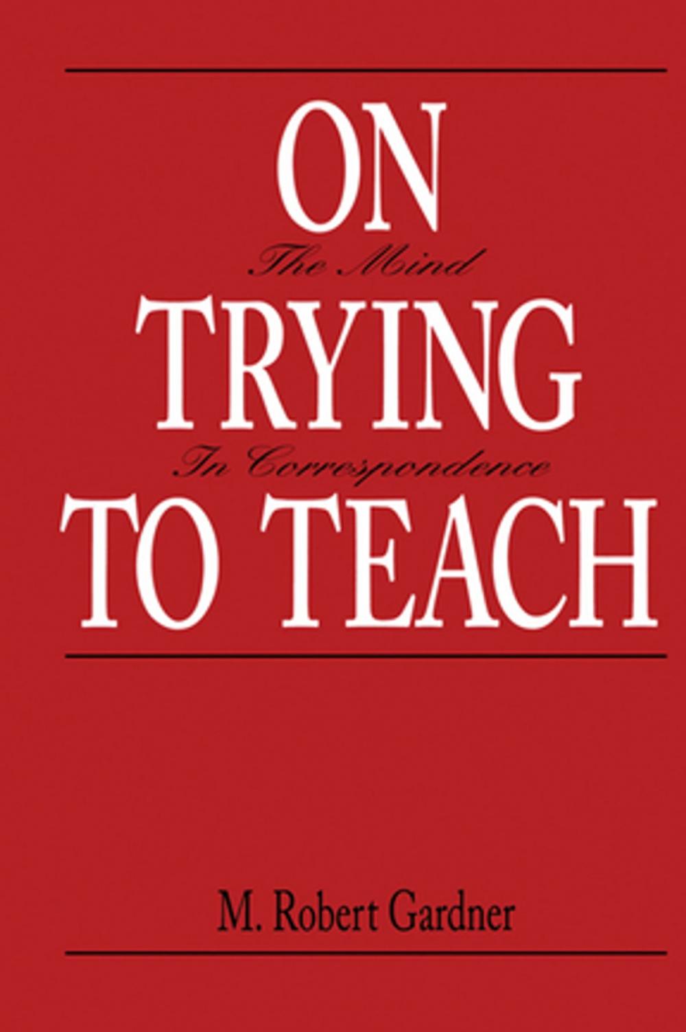 Big bigCover of On Trying To Teach