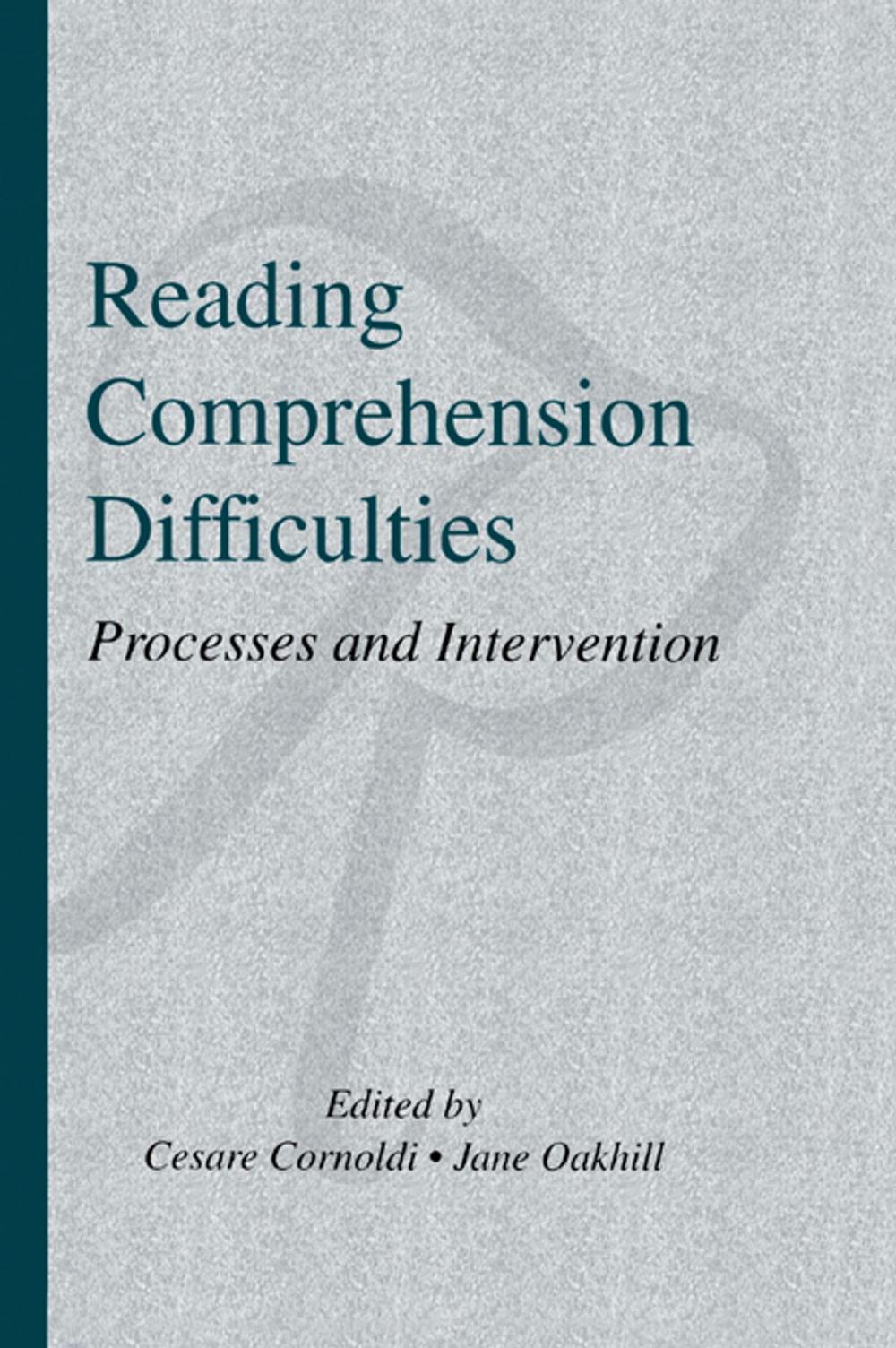 Big bigCover of Reading Comprehension Difficulties