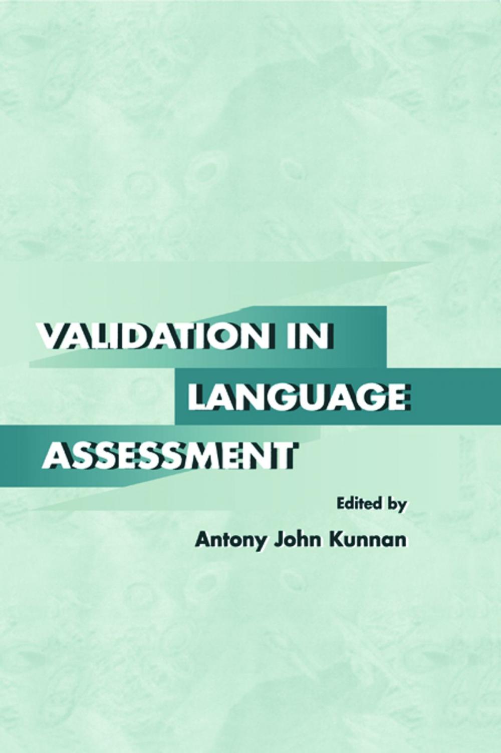 Big bigCover of Validation in Language Assessment