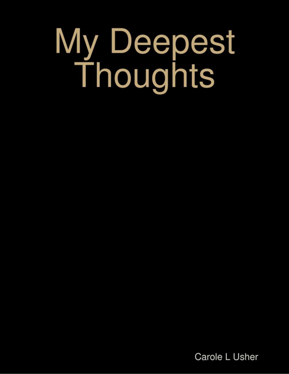 Big bigCover of My Deepest Thoughts