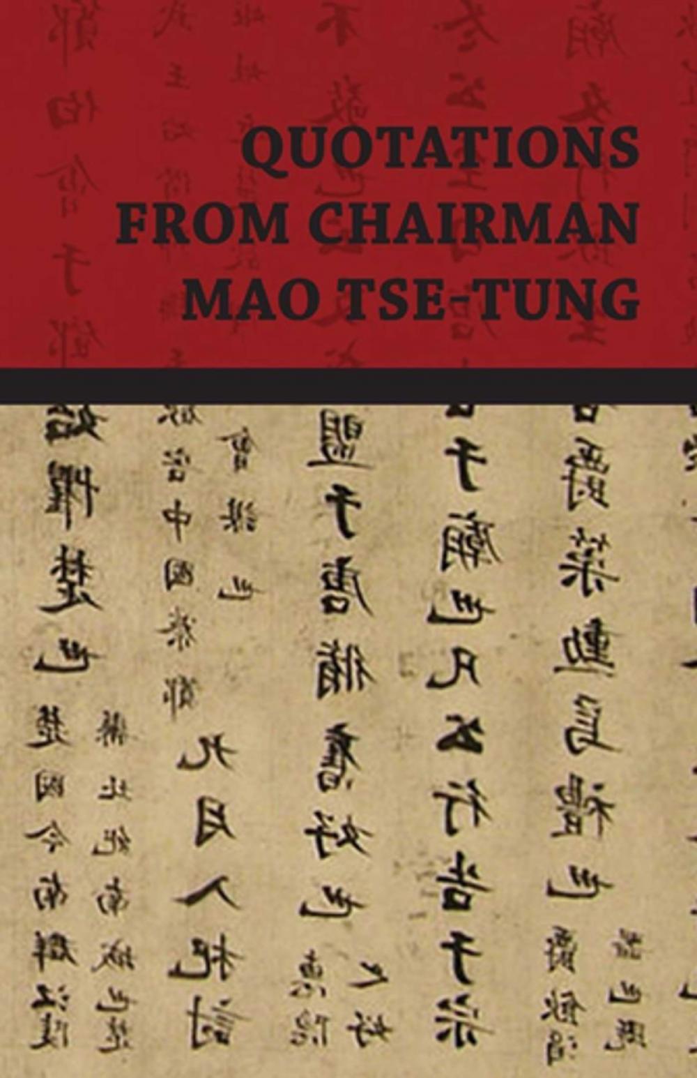 Big bigCover of Quotations from Chairman Mao Tse-Tung