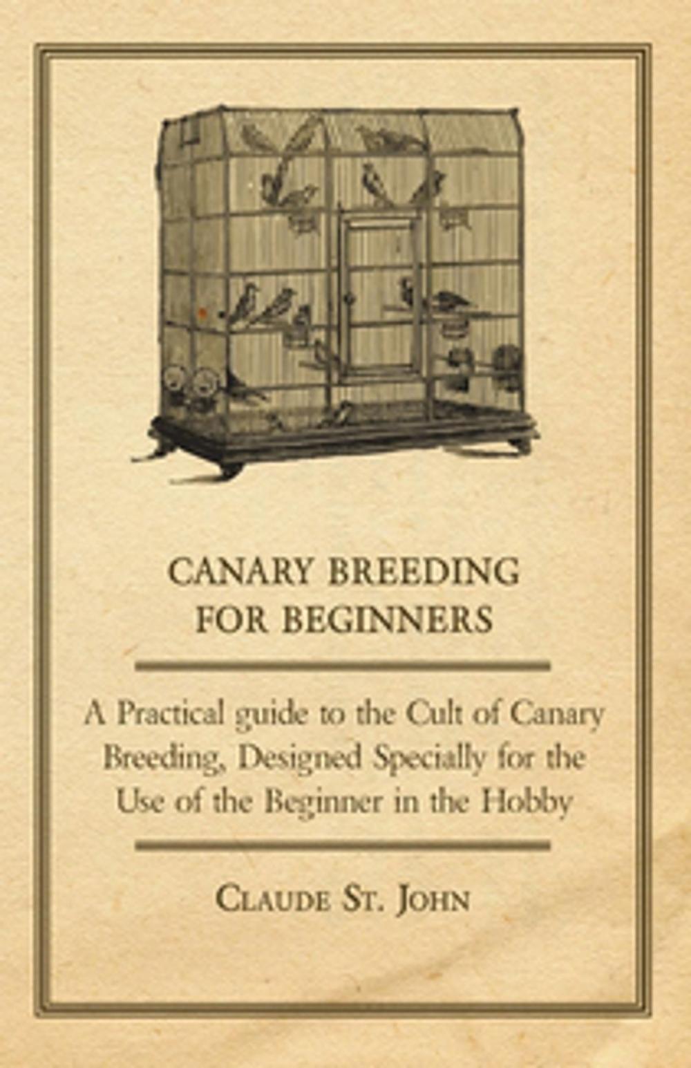 Big bigCover of Canary Breeding for Beginners - A Practical Guide to the Cult of Canary Breeding, Designed Specially for the Use of the Beginner in the Hobby.