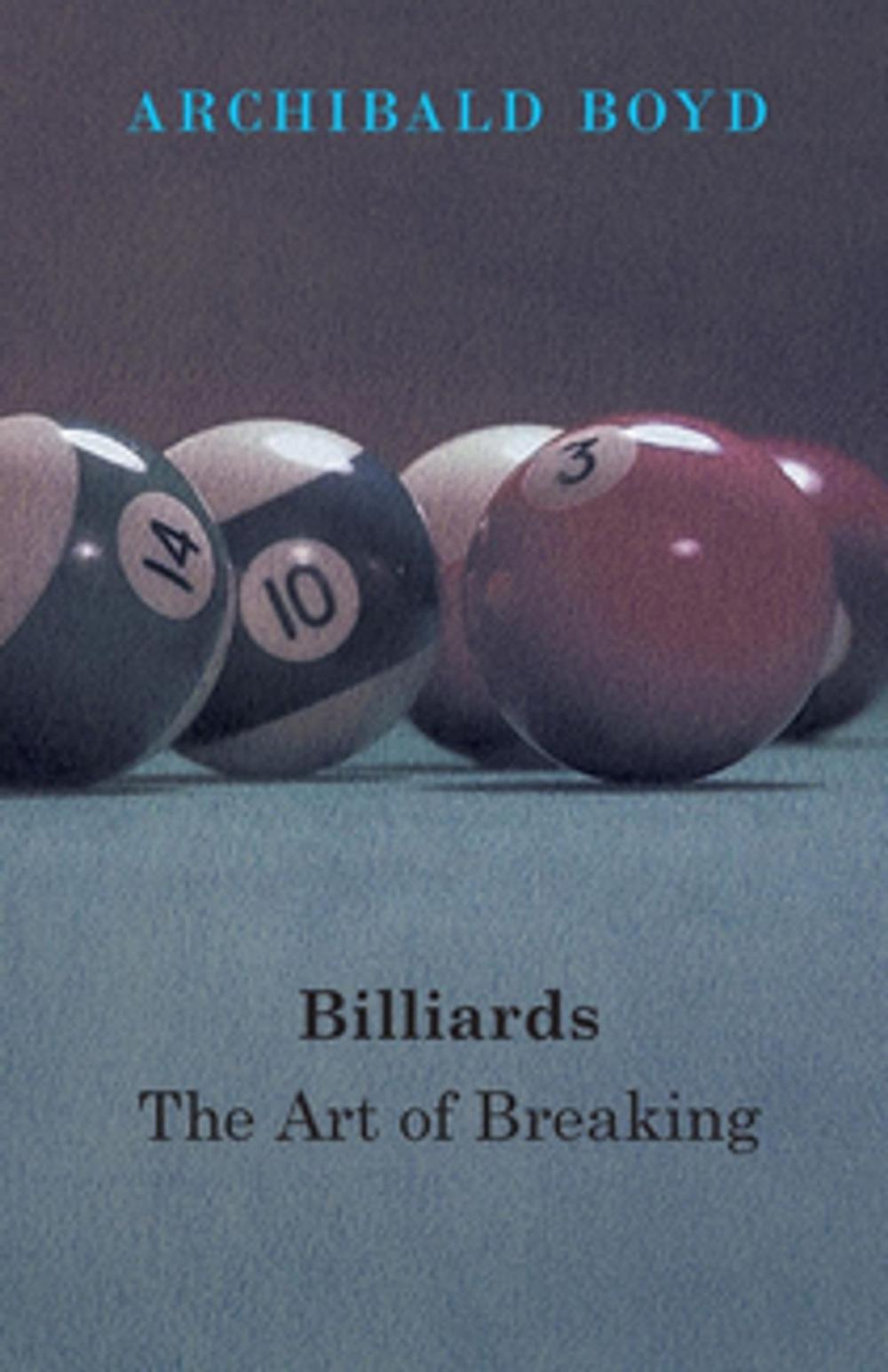 Big bigCover of Billiards: The Art Of Breaking