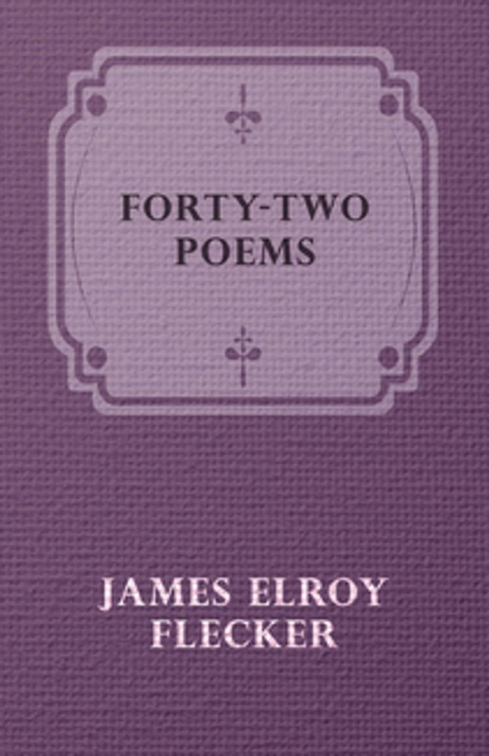 Big bigCover of Forty-Two Poems