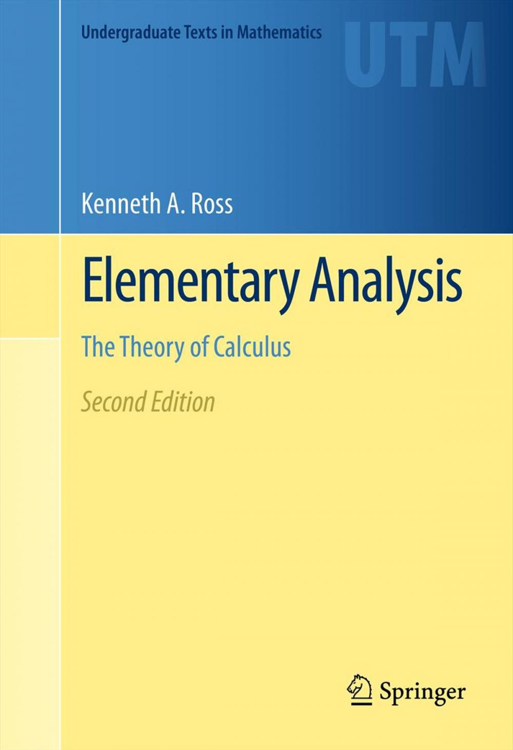 Big bigCover of Elementary Analysis