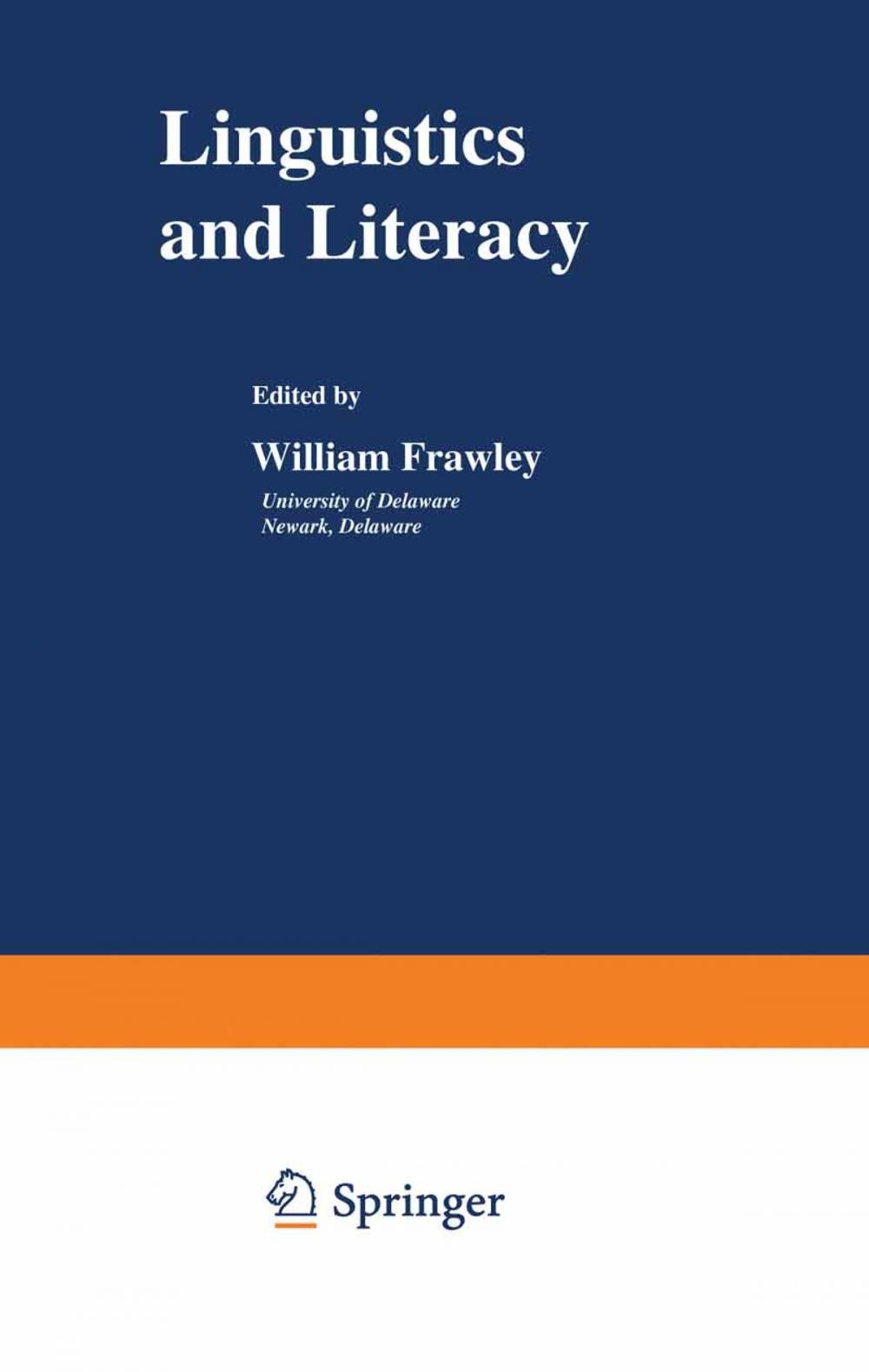 Big bigCover of Linguistics and Literacy