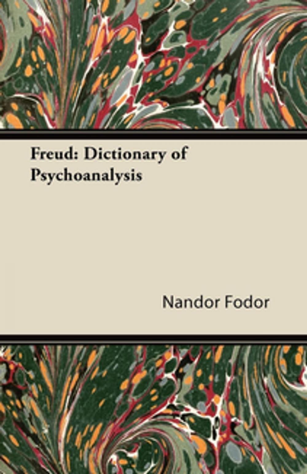 Big bigCover of Freud: Dictionary of Psychoanalysis