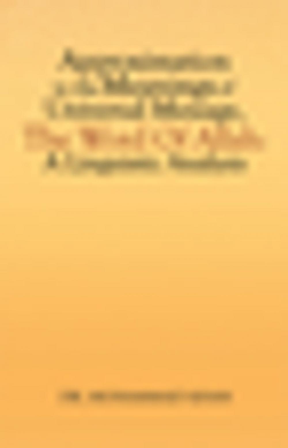 Big bigCover of Approximation to the Meanings of Universal Message, the Word of Allah: a Linguistic Analysis