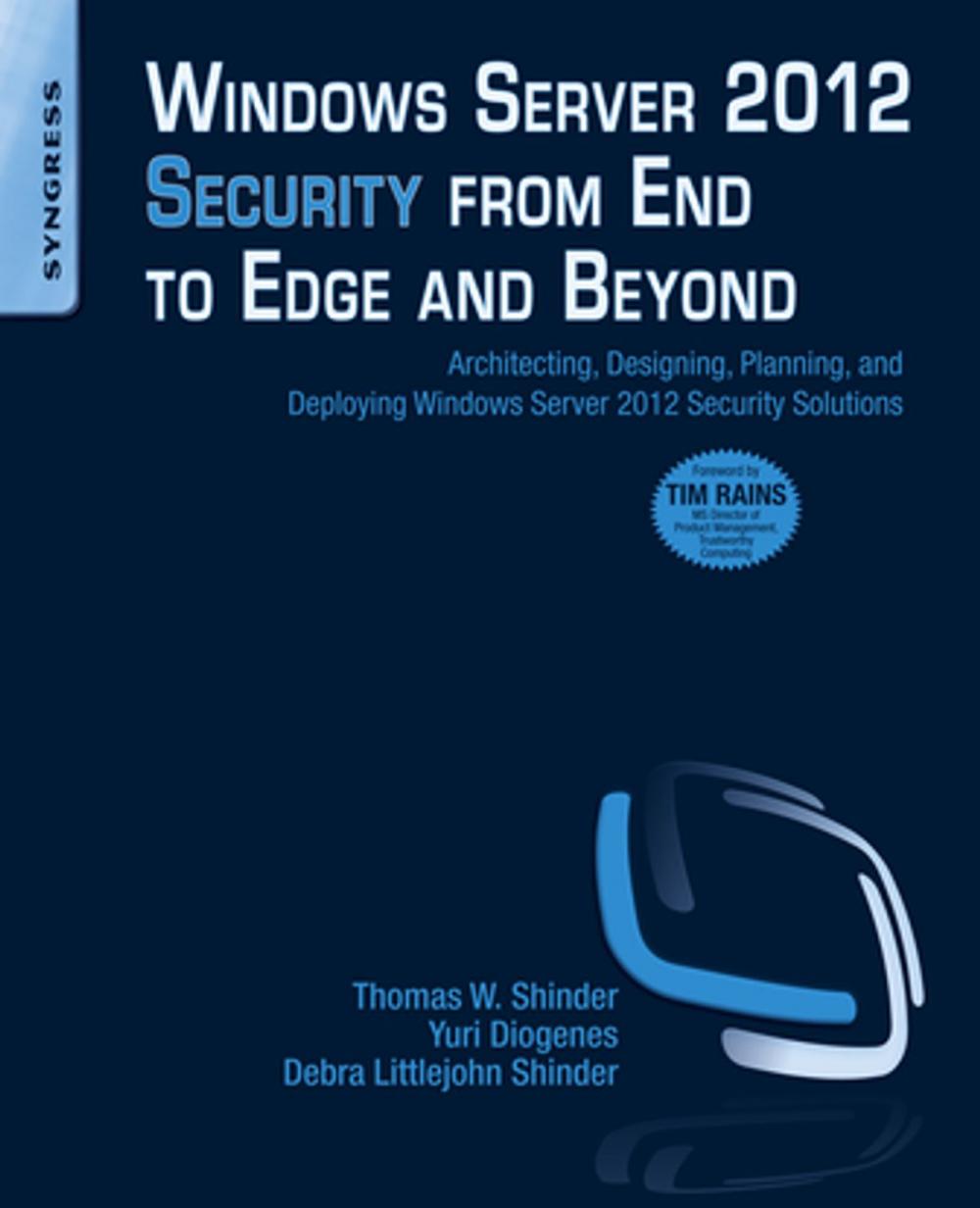 Big bigCover of Windows Server 2012 Security from End to Edge and Beyond