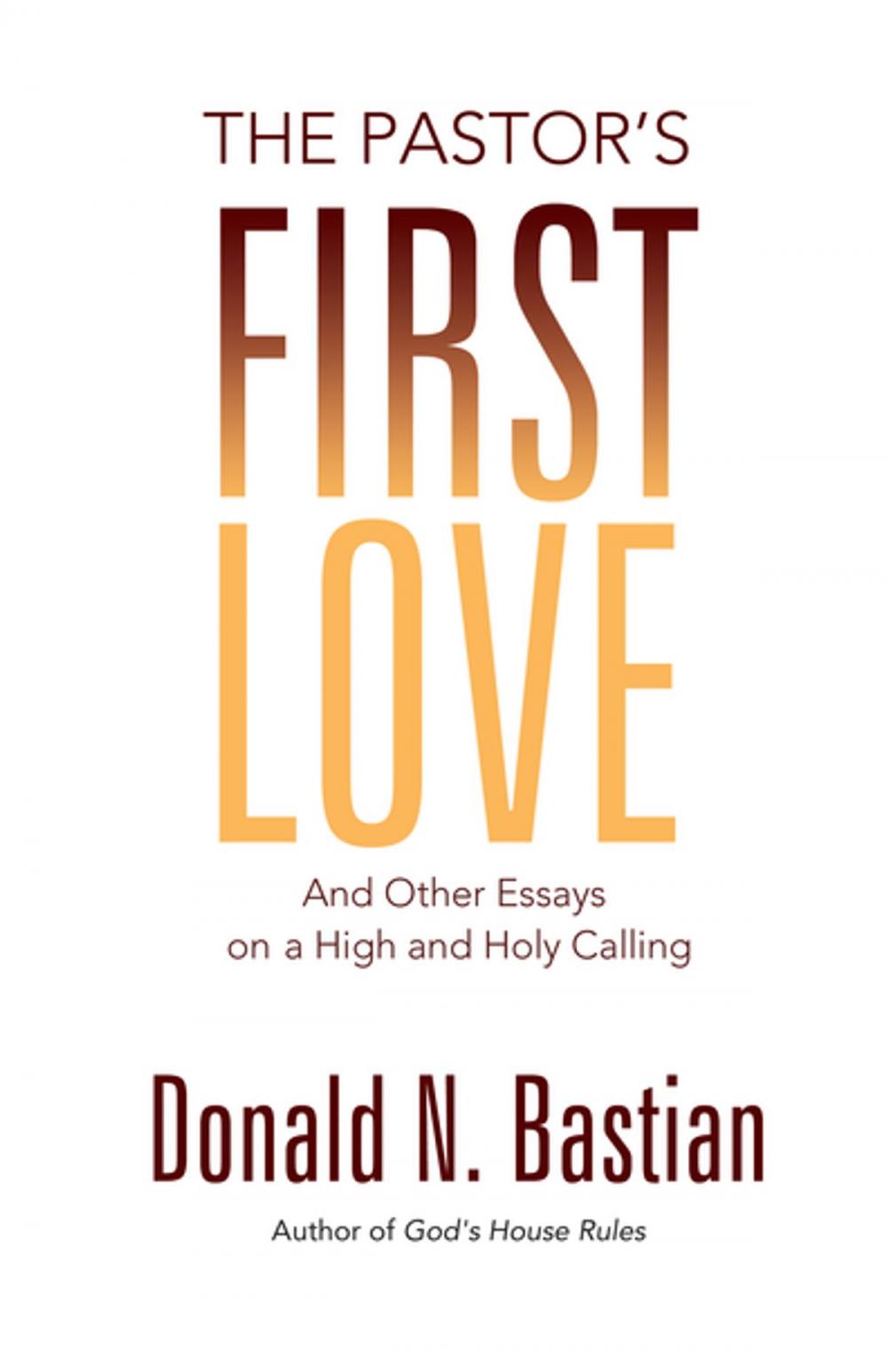 Big bigCover of The Pastor's First Love