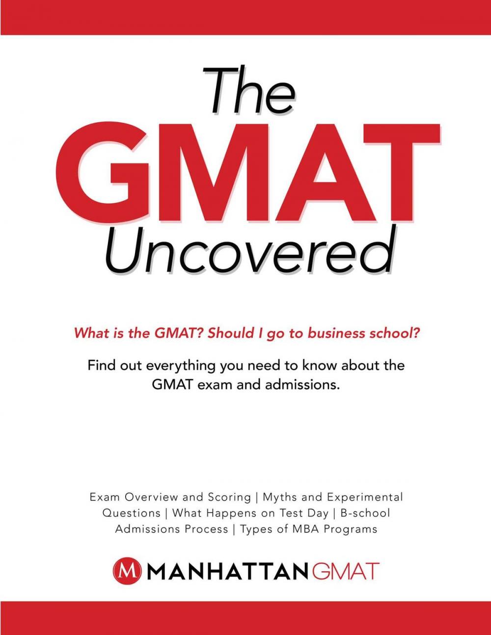 Big bigCover of GMAT Uncovered