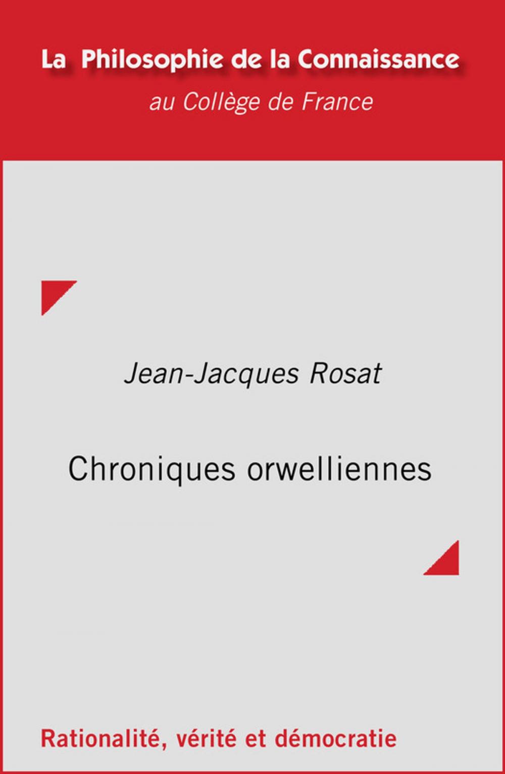 Big bigCover of Chroniques orwelliennes