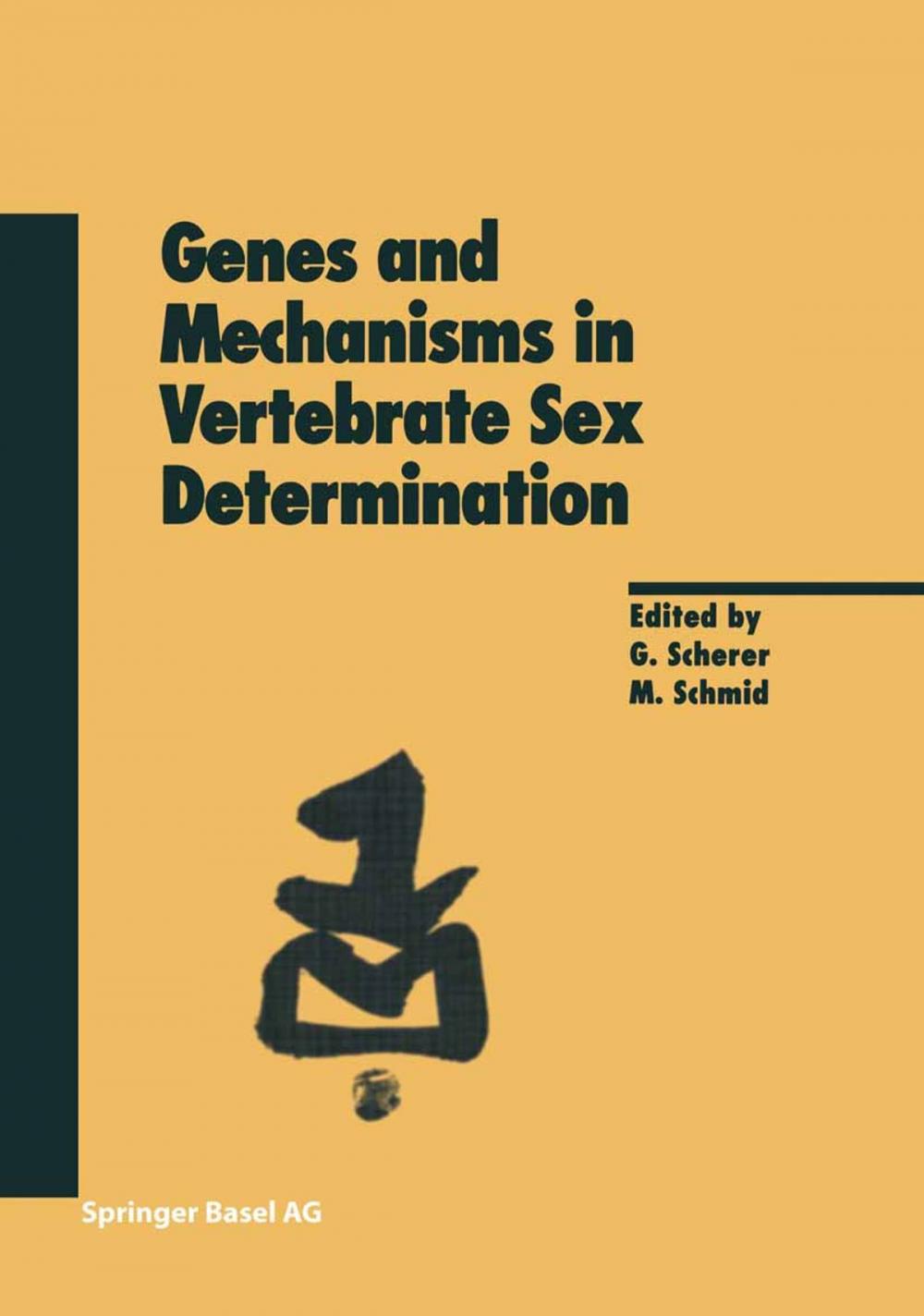 Big bigCover of Genes and Mechanisms in Vertebrate Sex Determination