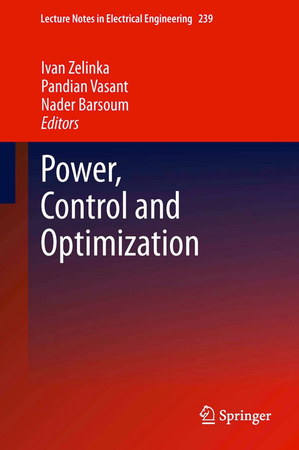 Big bigCover of Power, Control and Optimization