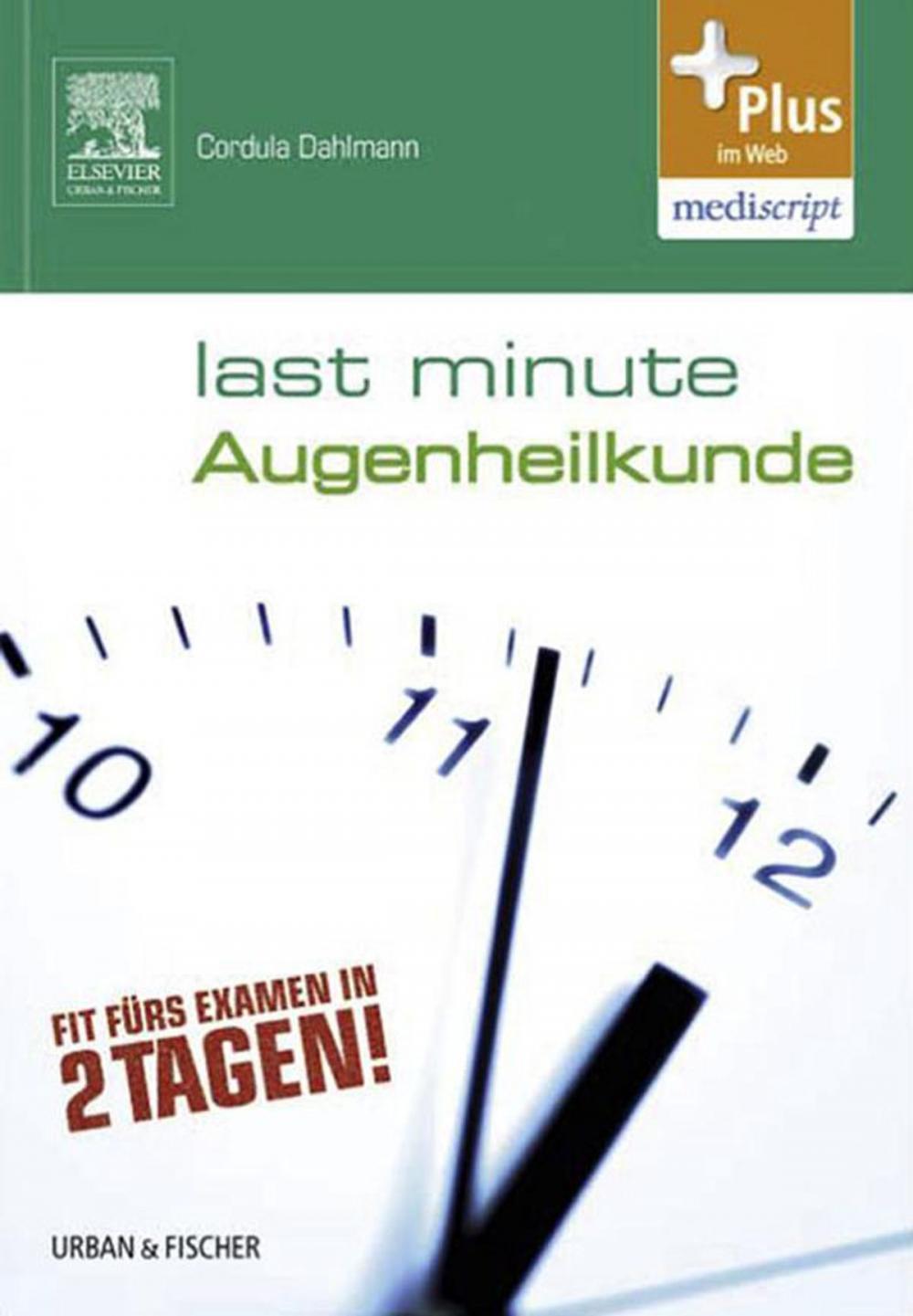 Big bigCover of Last Minute Augenheilkunde