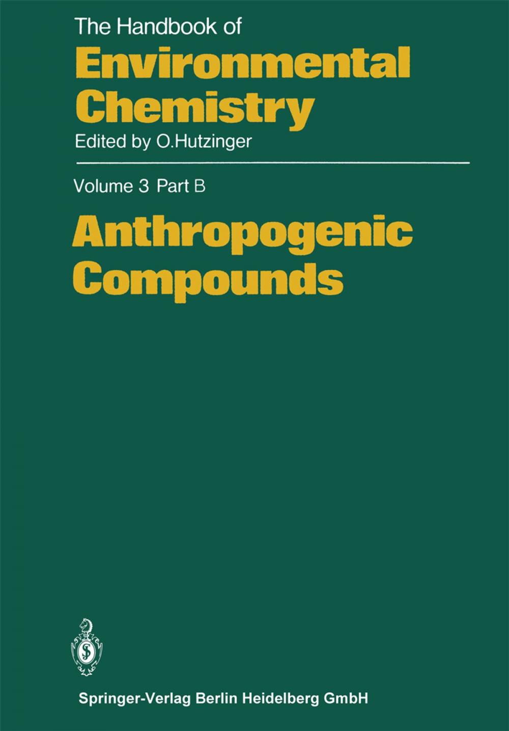 Big bigCover of Anthropogenic Compounds