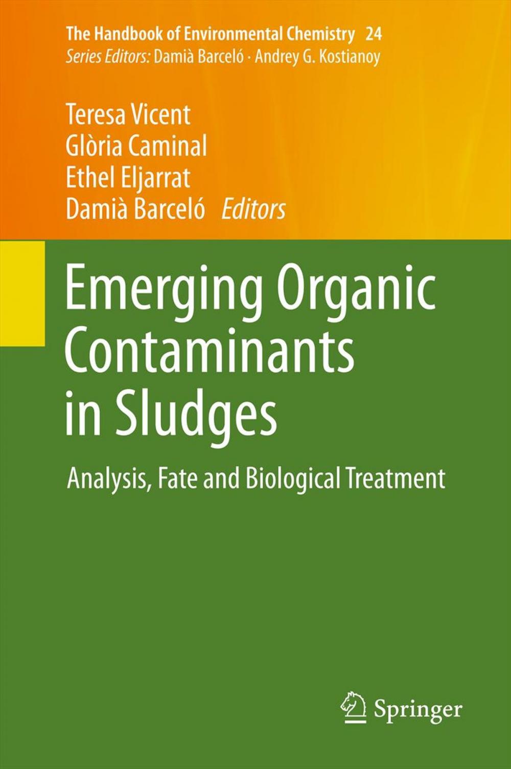 Big bigCover of Emerging Organic Contaminants in Sludges