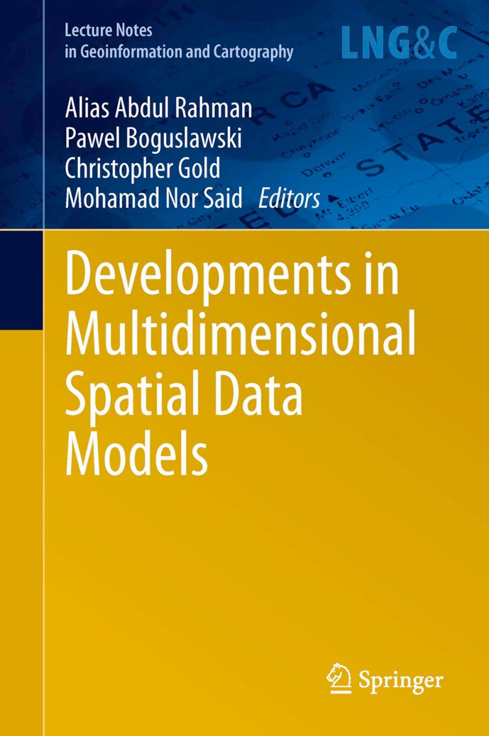 Big bigCover of Developments in Multidimensional Spatial Data Models