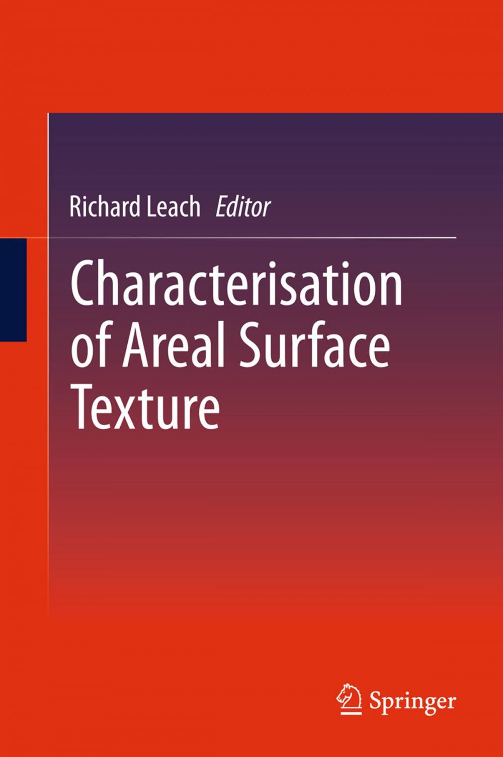 Big bigCover of Characterisation of Areal Surface Texture